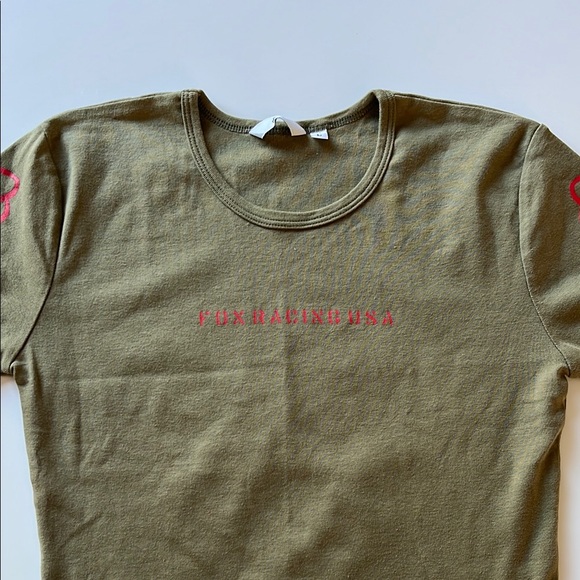 Fox Racing Olive Green Tee - Picture 1 of 7